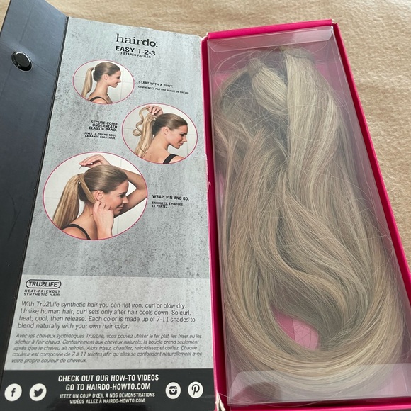 Set of 3 Hair clip on Hairdo’s - Picture 5 of 13